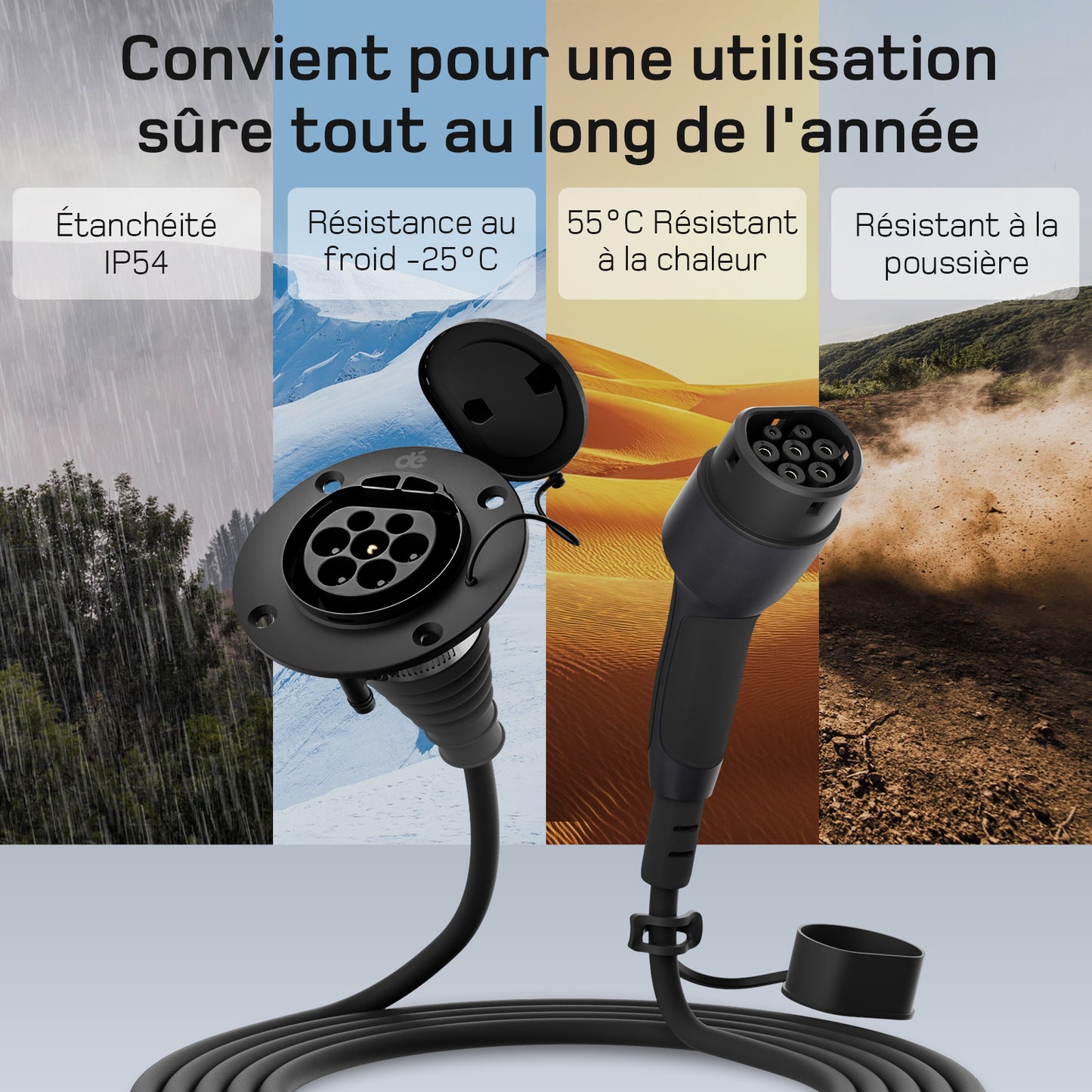 Câble de Rallonge type 2 11kW