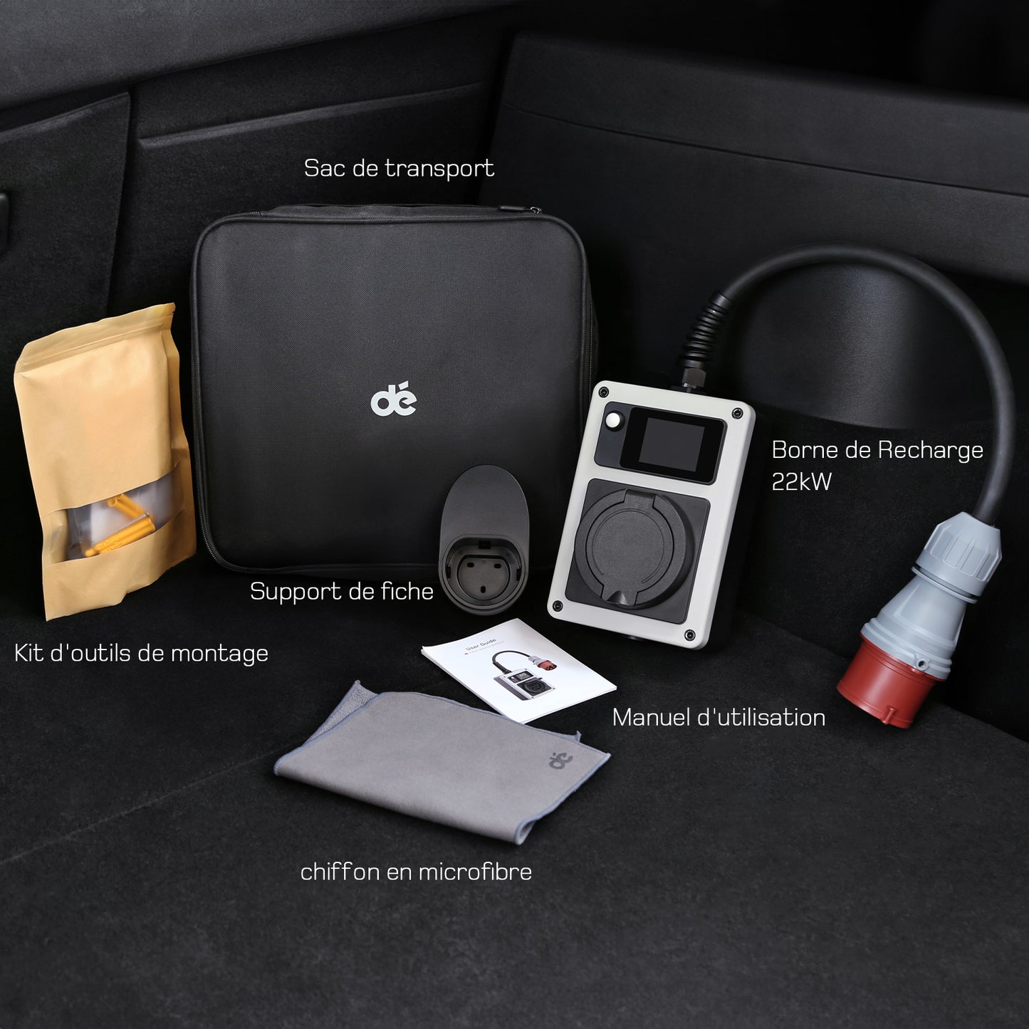 dé Borne de Recharge Mobile 22kW