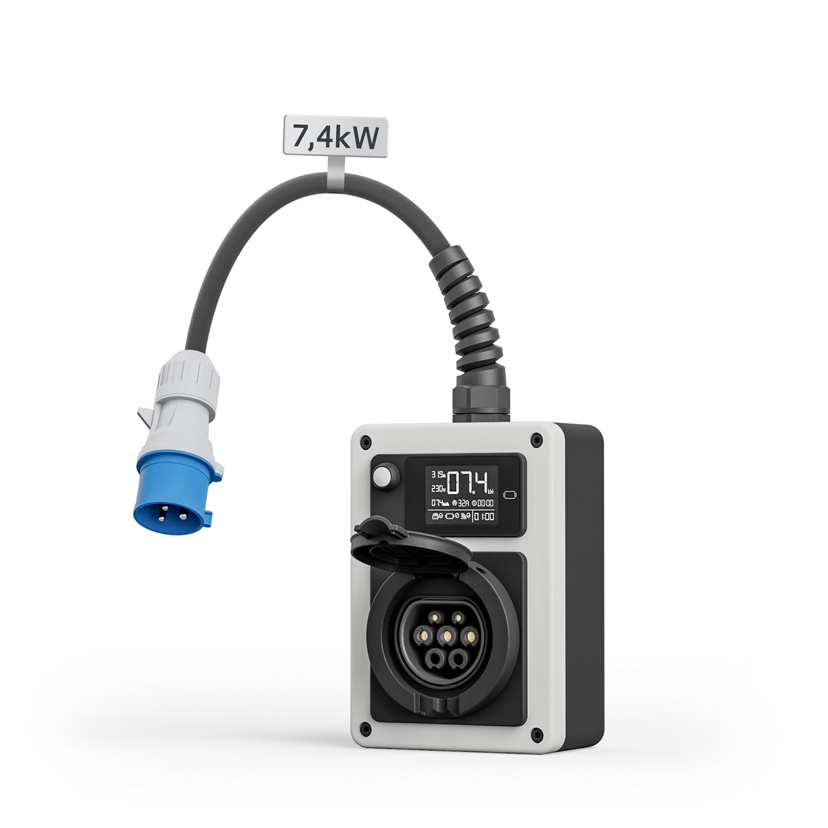 dé Borne de Recharge Mobile 7,4kW 32A – D'occasion - Comme neuf (80%)