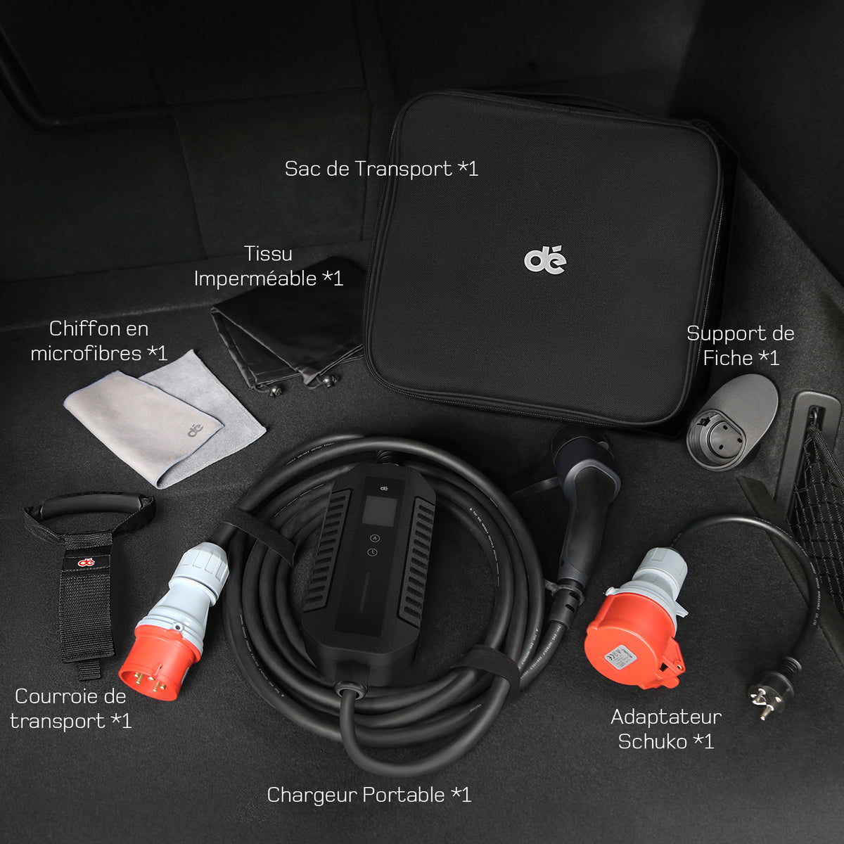 dé Chargeur Voiture Electrique CEE 22kW T2