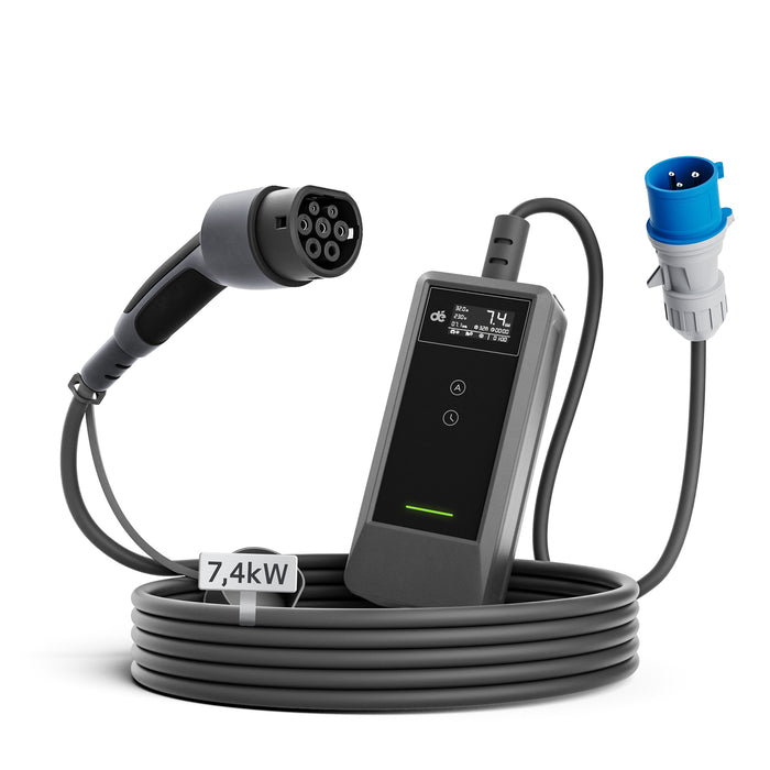 dé Chargeur Voiture Electrique CEE 7,4kW – rapide, fiable et pratique