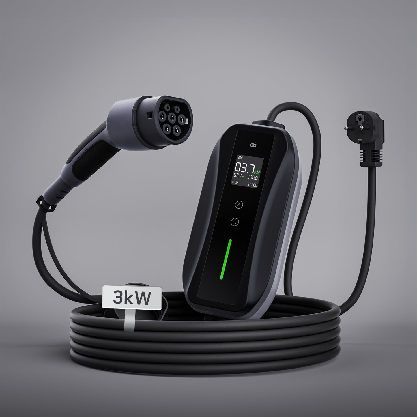 dé Chargeur Voiture Electrique Schuko 3,7kW