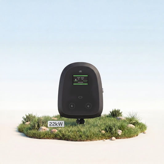 dé 2×22 kW Dual Wallbox avec contrôle APP et OCPP/RFID