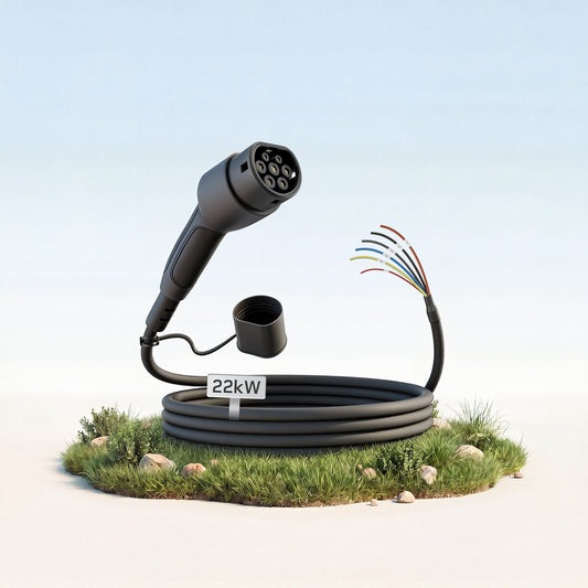 Câble de Recharge type 2 Extrémité Ouverte 22kW
