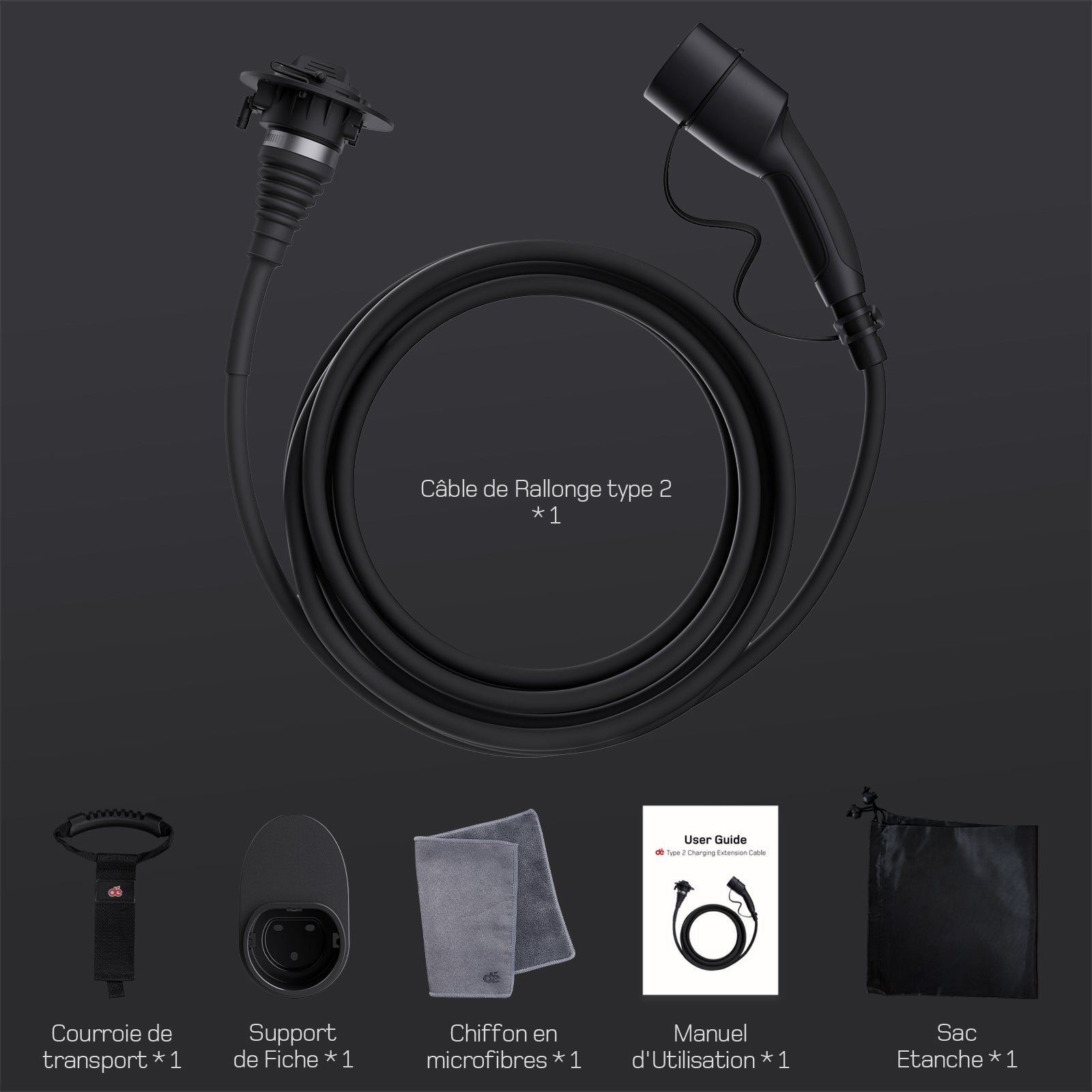 Câble de Rallonge type 2 22kW