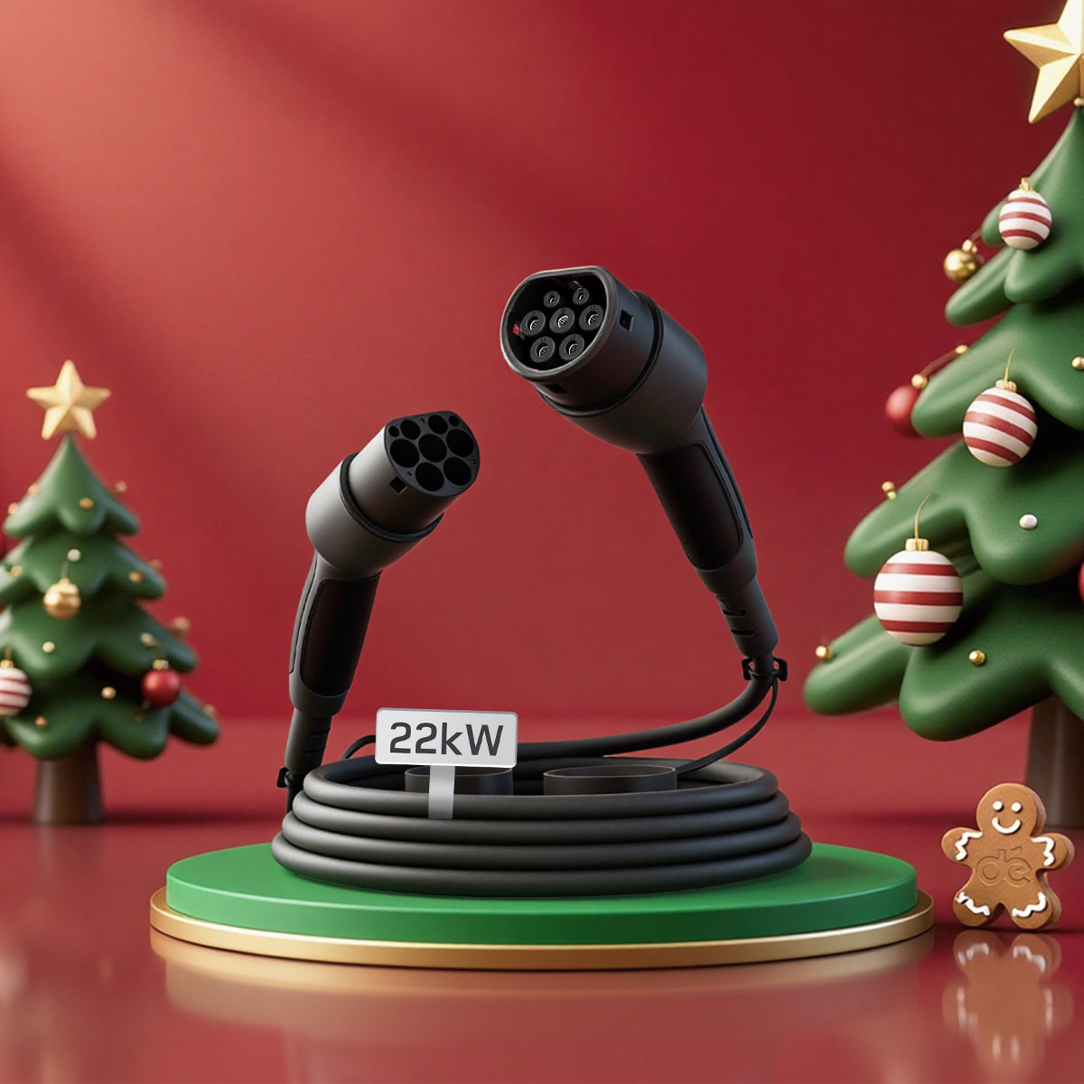 dé Câble de Recharge type 2 22kW