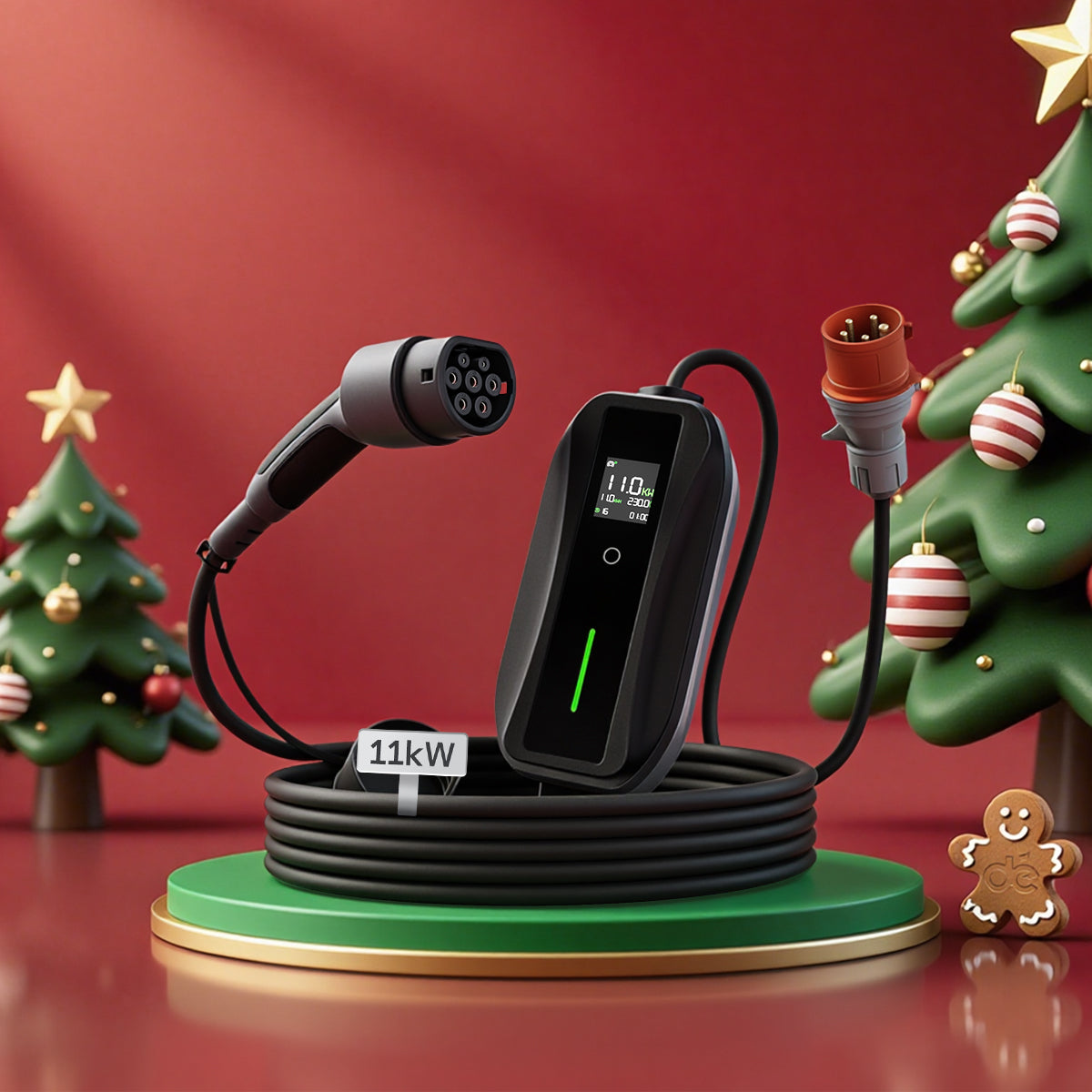 dé Chargeur Voiture Electrique CEE 11kW T1