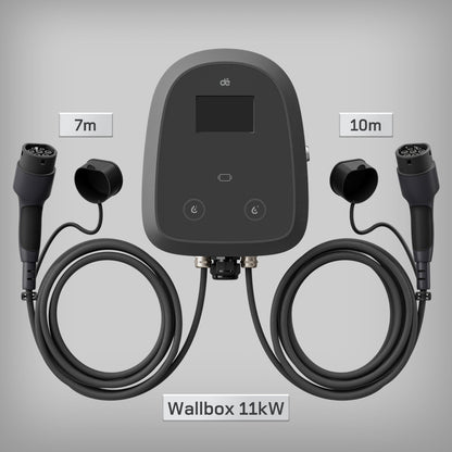 dé 2×11 kW Dual Wallbox avec contrôle APP et OCPP/RFID
