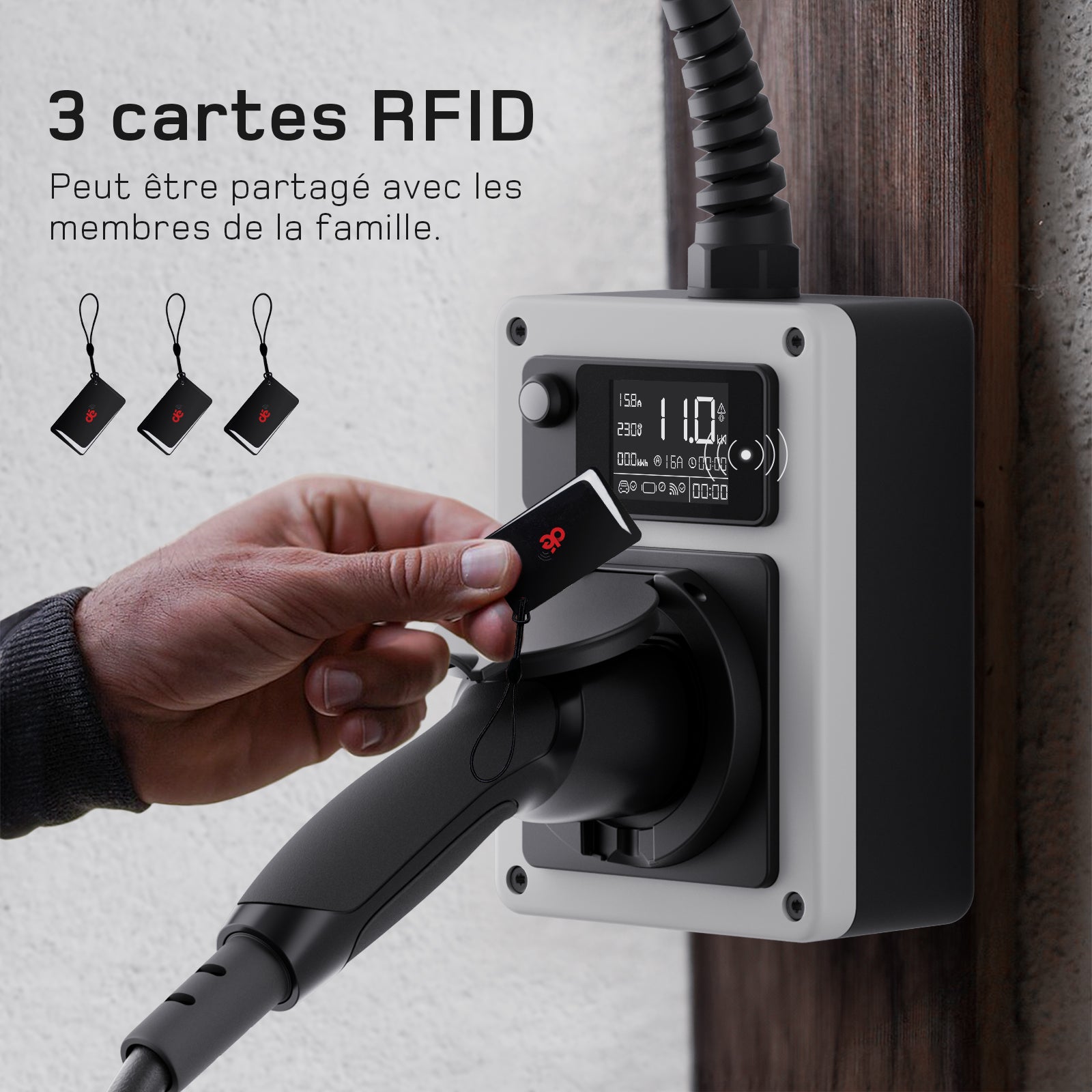 dé Borne de Recharge Mobile 11kW