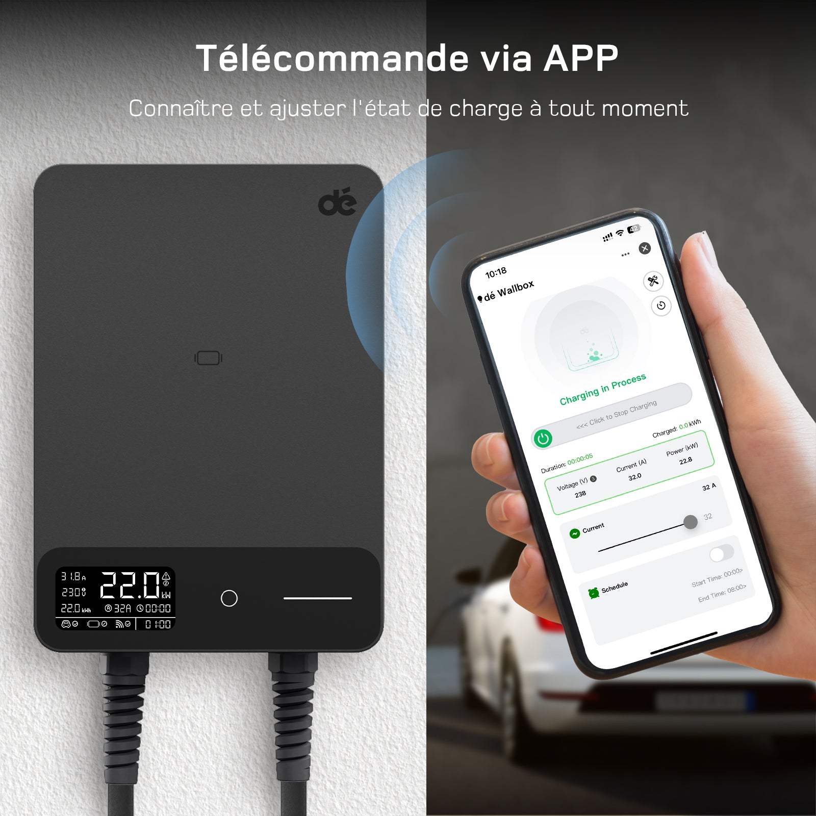 dé Borne de Recharge 22kW