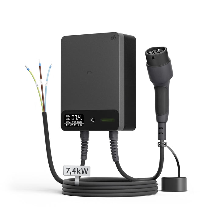 dé Borne de Recharge 7,4kW – Installation monophasée, APP et RFID