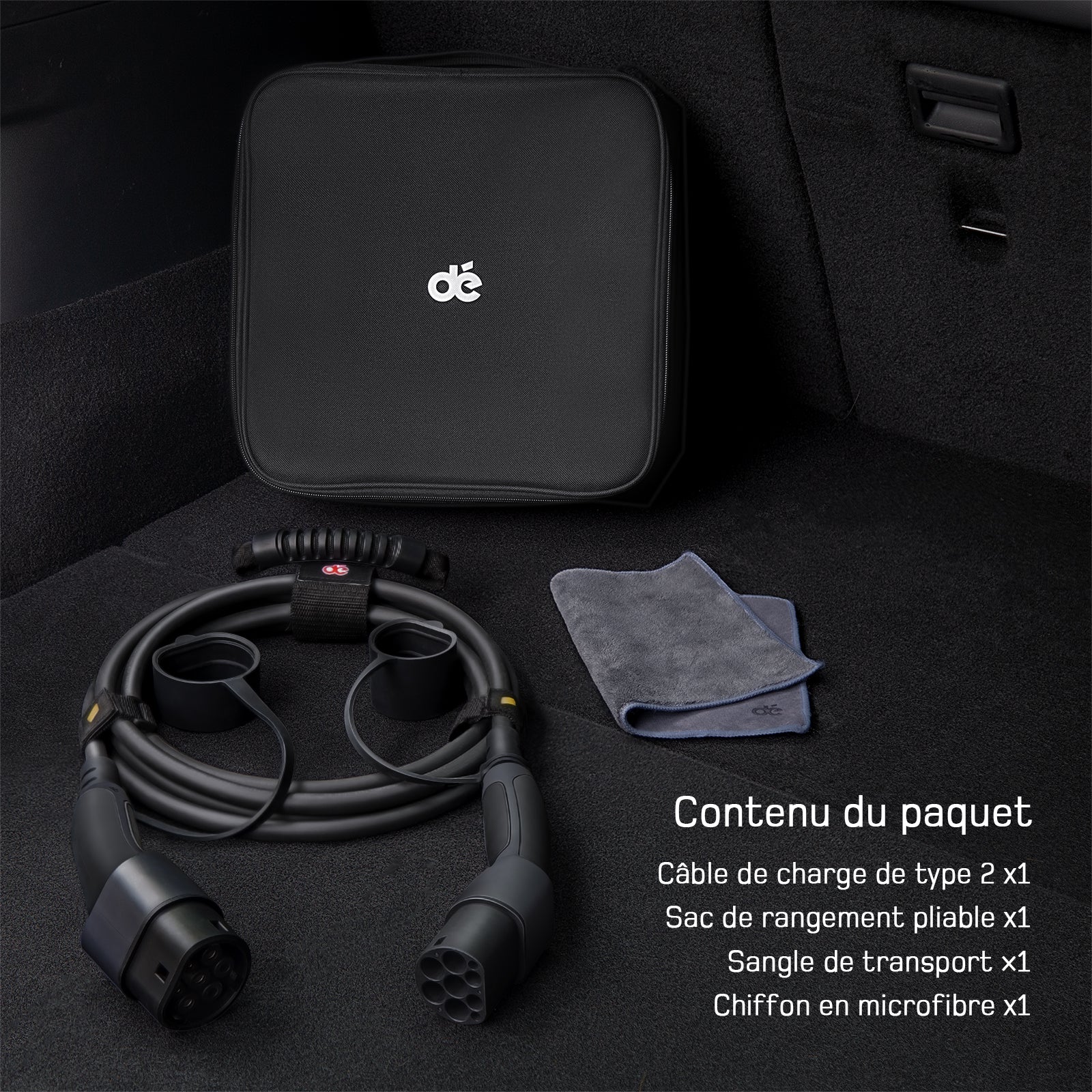 dé Câble de Recharge type 2 22kW