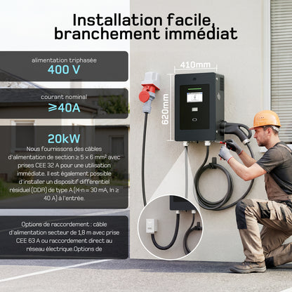 dé Chargeur Rapide CC 20/30/40 kW