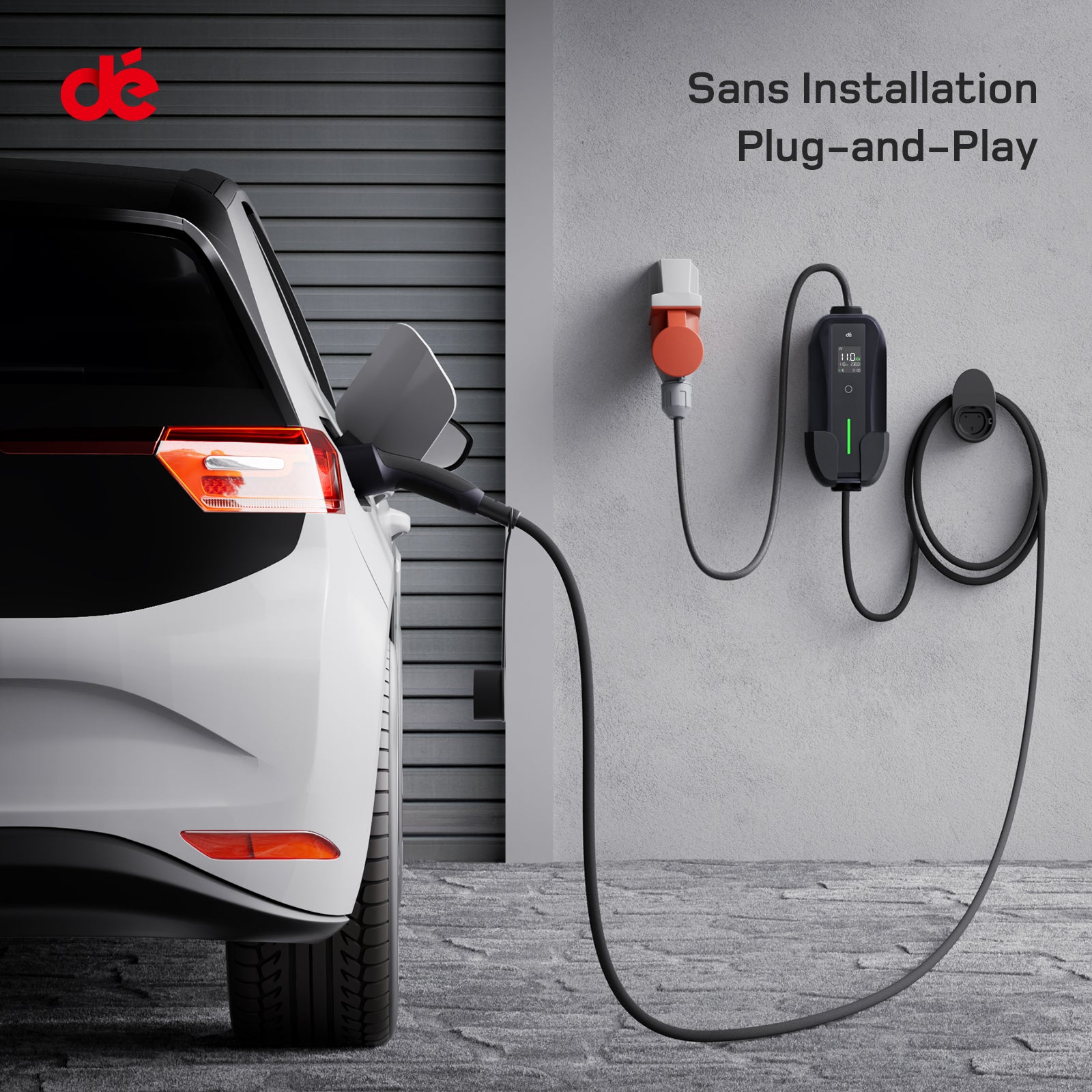 dé Chargeur Voiture Electrique CEE 11kW T1