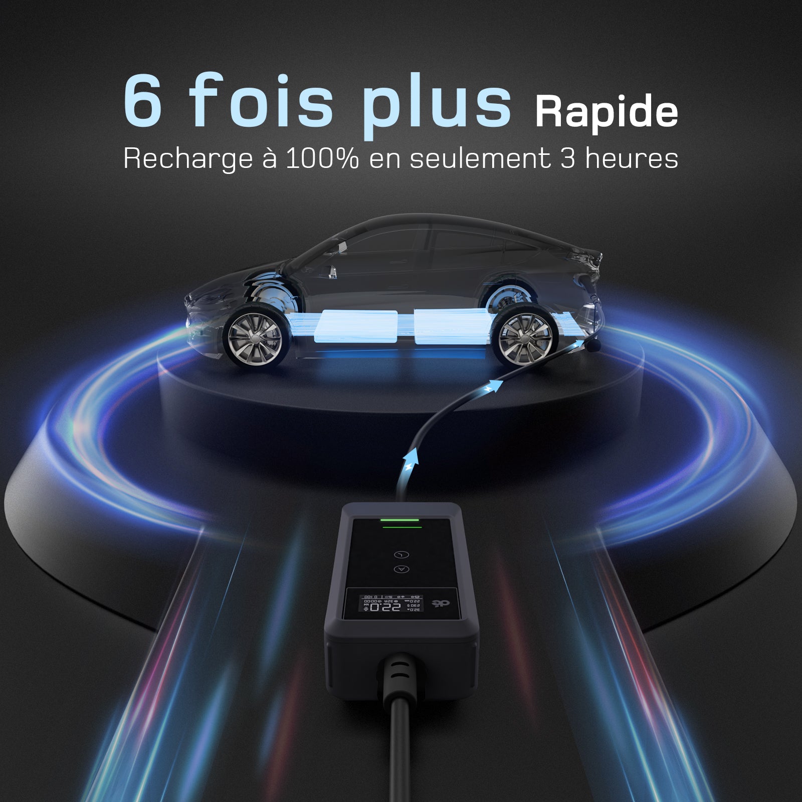 dé Chargeur Voiture Electrique CEE 22kW