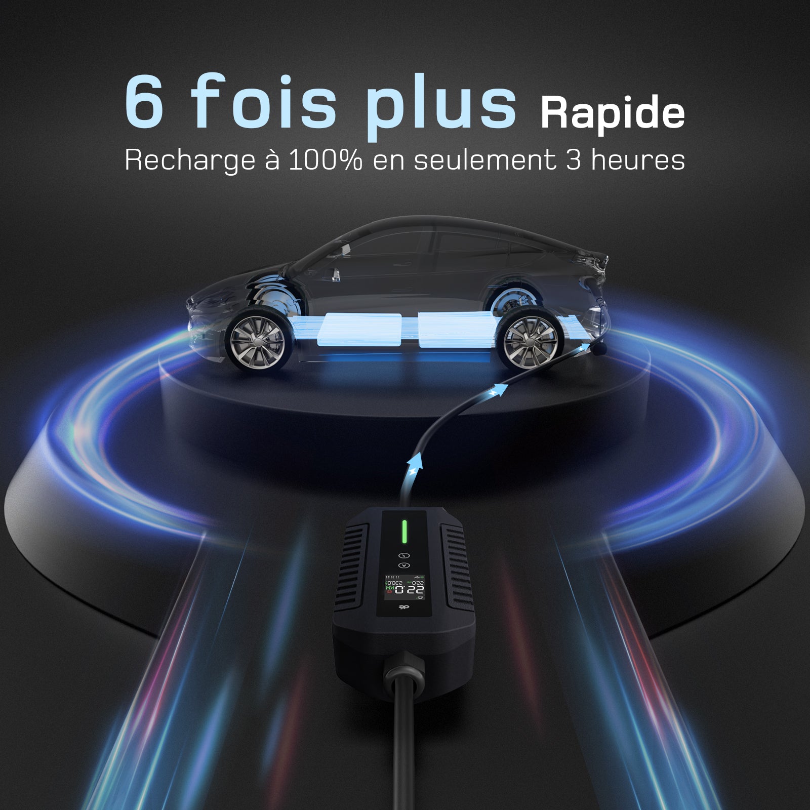 dé Chargeur Voiture Electrique CEE 22kW T2