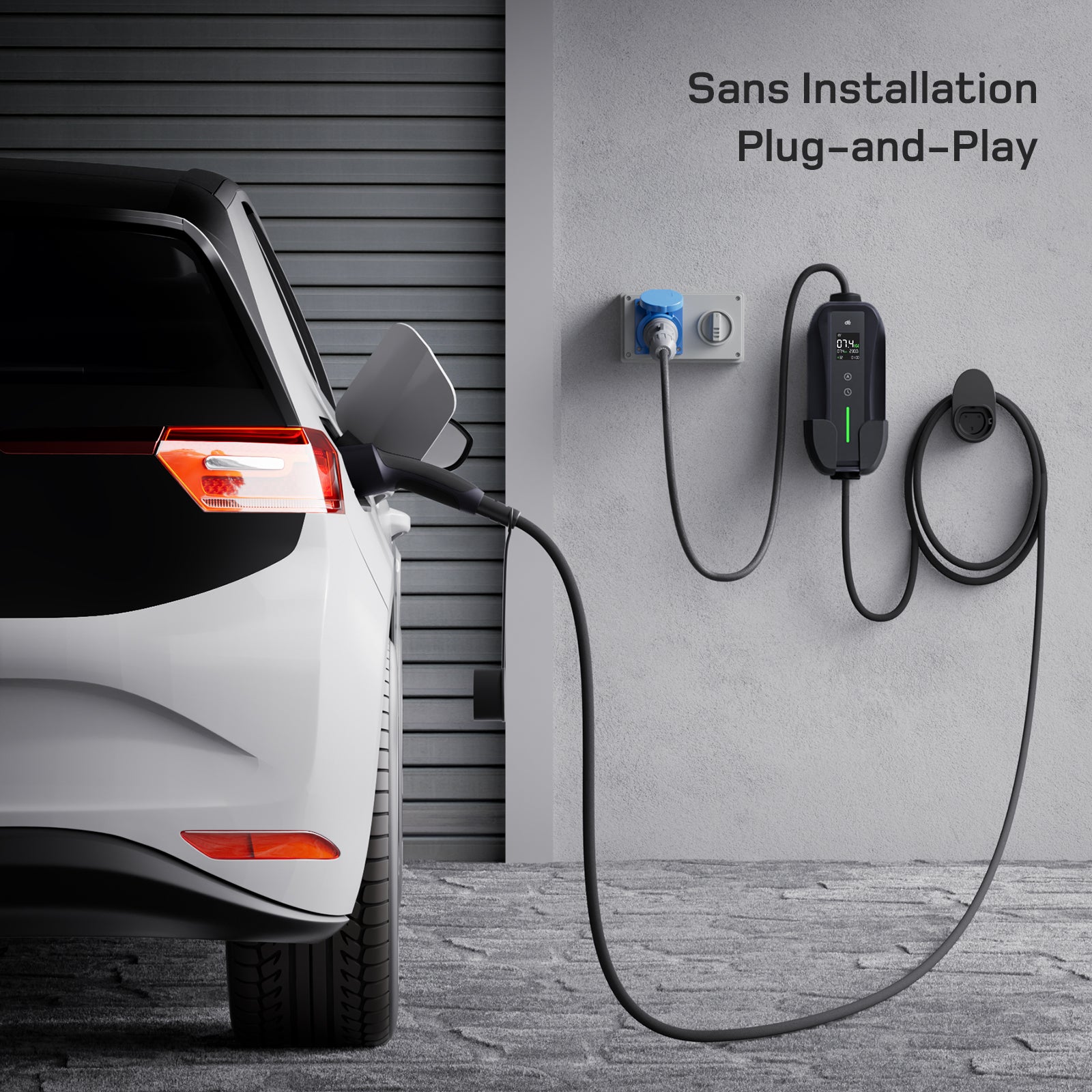 dé Chargeur Voiture Electrique CEE 7,4kW