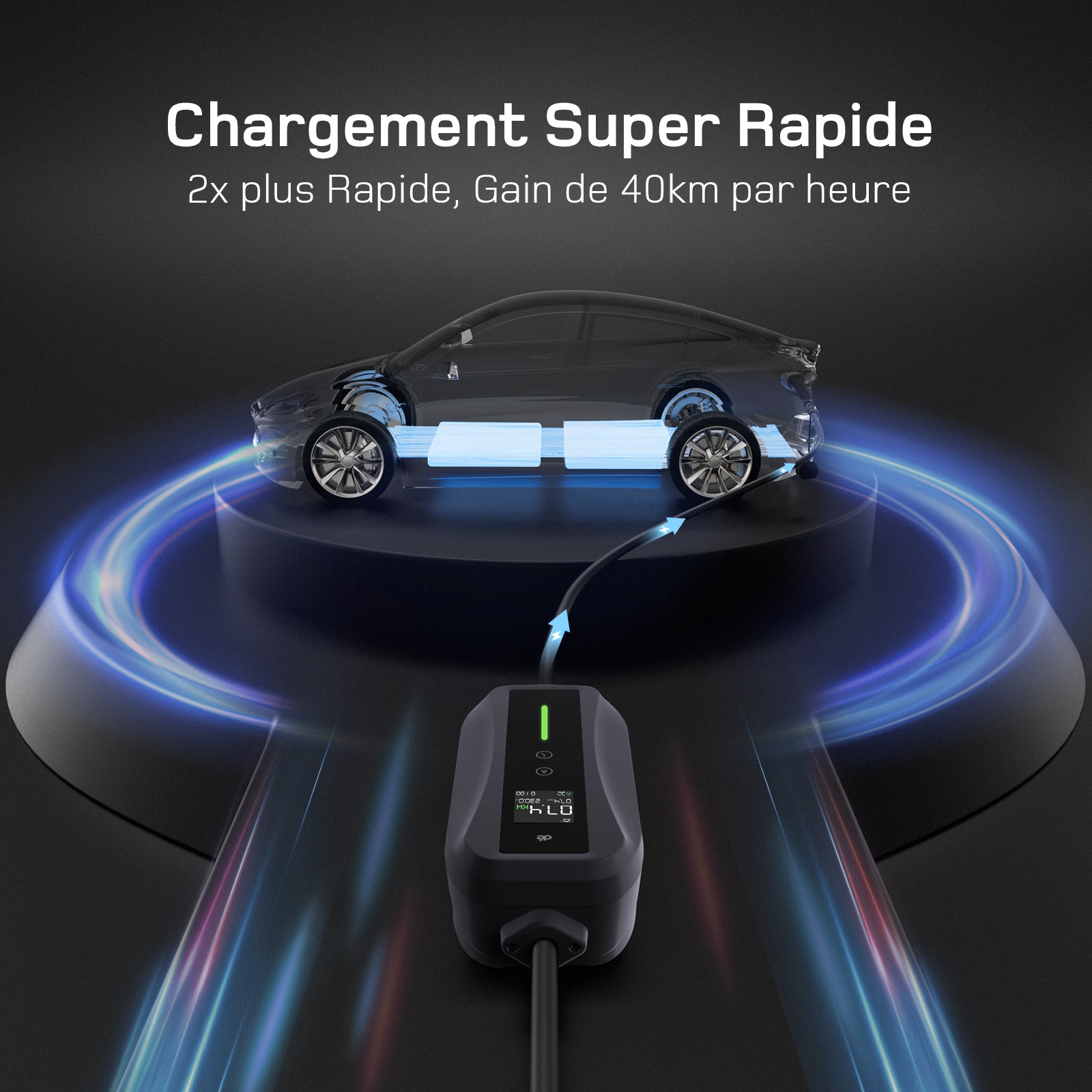 dé Chargeur Voiture Electrique CEE 7,4kW