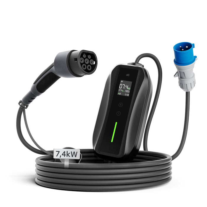 dé Chargeur Voiture Electrique CEE 7,4kW