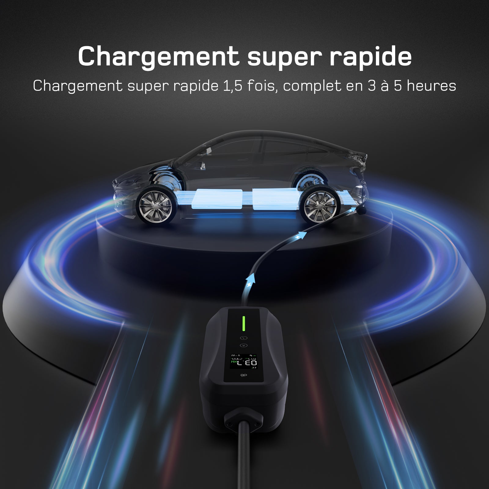 dé Chargeur Voiture Electrique Schuko 3,7kW