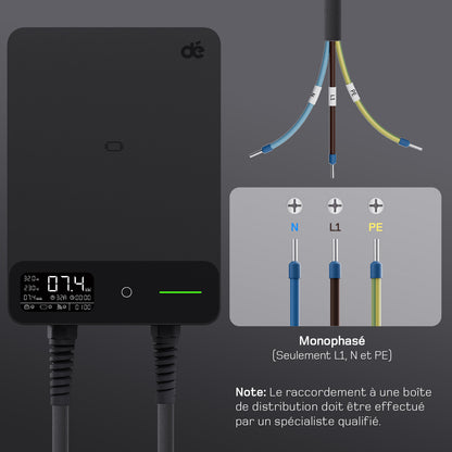 dé Borne de Recharge 7,4kW
