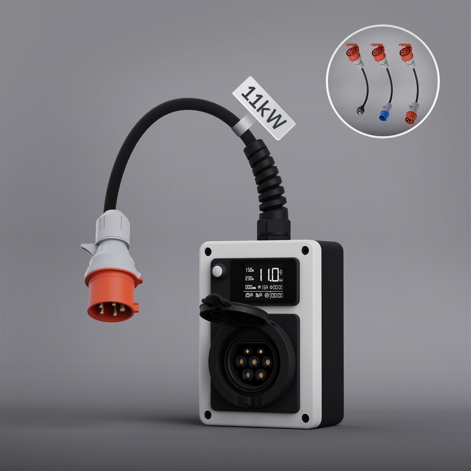 dé Borne de Recharge Mobile 11kW