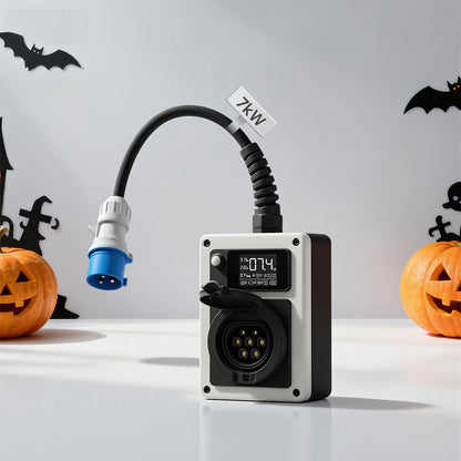 Borne de Recharge Mobile 7kW 32A | dé Wallbox Électrique Type 2